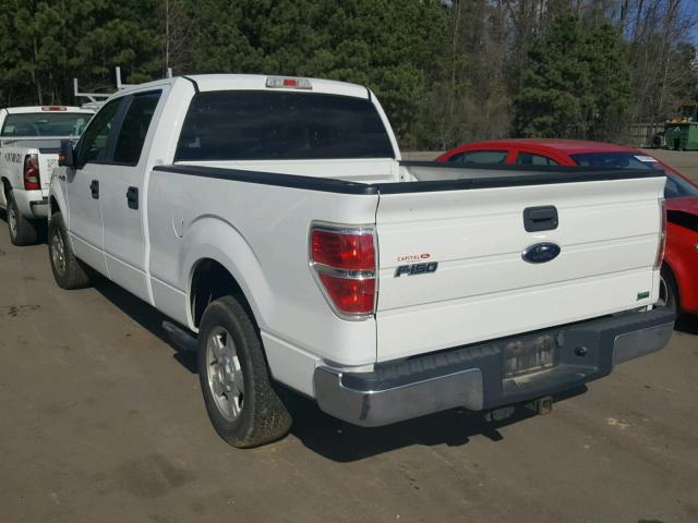 1FTFW1CV1AKC00476 - 2010 FORD F150 SUPER WHITE photo 3