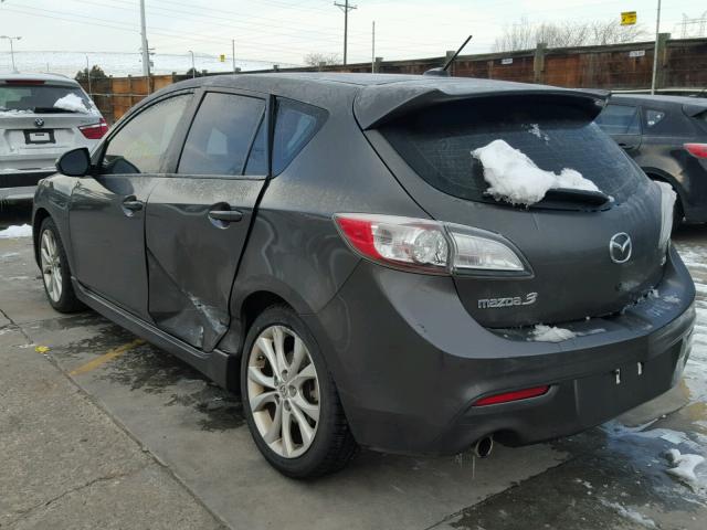 JM1BL1H51A1300079 - 2010 MAZDA 3 S GRAY photo 3