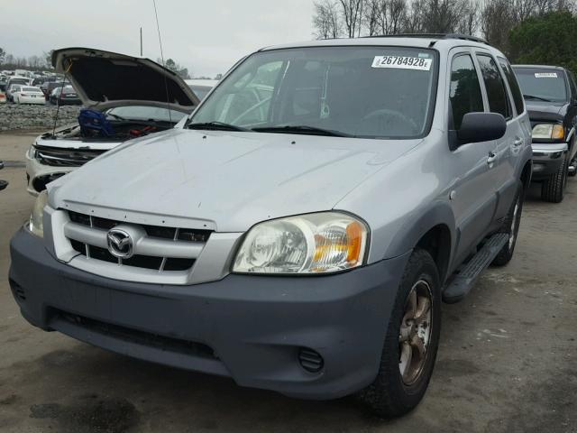 4F2YZ02Z76KM02759 - 2006 MAZDA TRIBUTE I SILVER photo 2