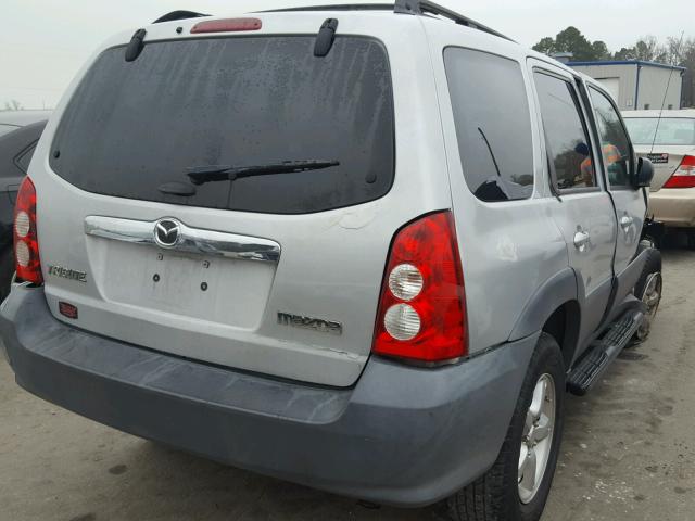 4F2YZ02Z76KM02759 - 2006 MAZDA TRIBUTE I SILVER photo 4