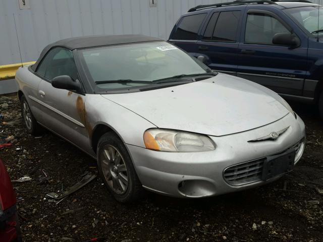 1C3EL75R94N304406 - 2004 CHRYSLER SEBRING GT SILVER photo 1