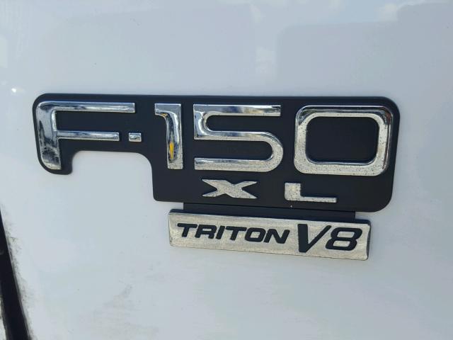 2FTRX17W73CB05196 - 2003 FORD F150 WHITE photo 9