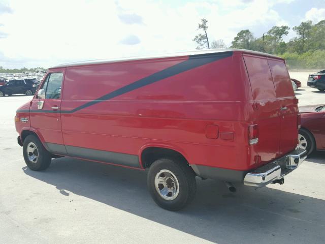 1GCEG25H1PF318714 - 1993 CHEVROLET G20 RED photo 3