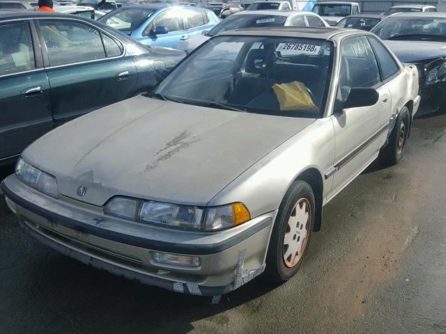 JH4DA9353MS057179 - 1991 ACURA INTEGRA LS GOLD photo 2