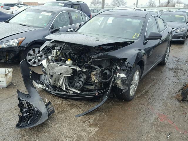 1YVHZ8DH9C5M23572 - 2012 MAZDA 6 I BLACK photo 2