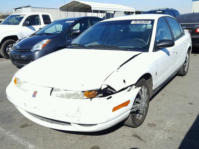 1G8ZK52722Z238448 - 2002 SATURN SL2 WHITE photo 2