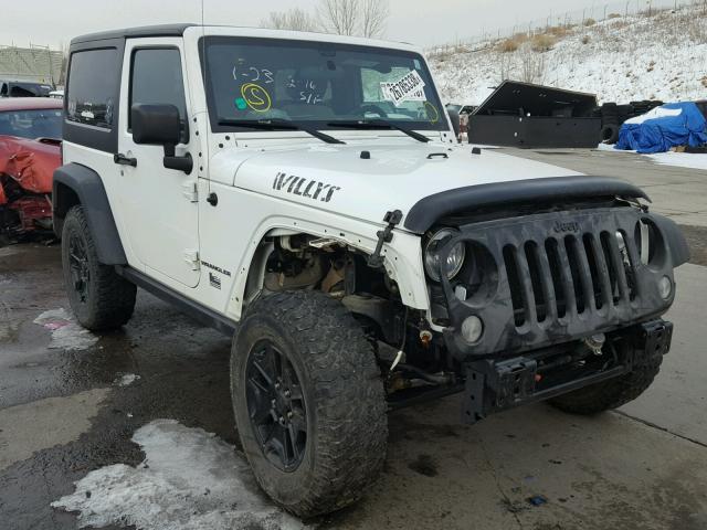 1C4AJWAG3FL574521 - 2015 JEEP WRANGLER S WHITE photo 1