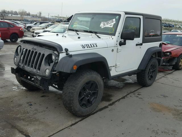 1C4AJWAG3FL574521 - 2015 JEEP WRANGLER S 白色 照片 2