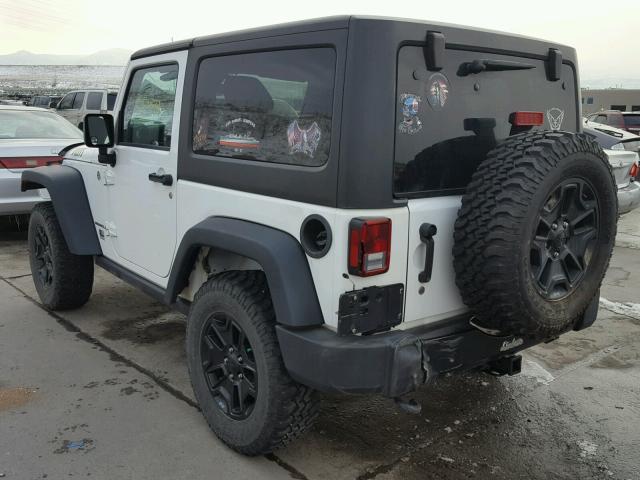 1C4AJWAG3FL574521 - 2015 JEEP WRANGLER S WHITE photo 3