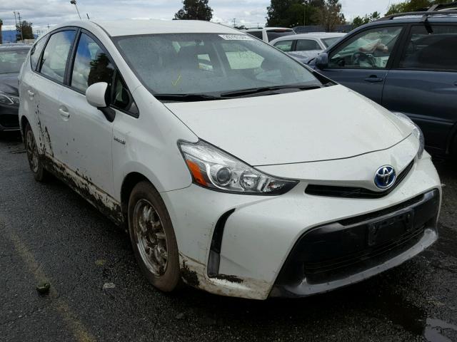 JTDZN3EU2GJ044267 - 2016 TOYOTA PRIUS V WHITE photo 1