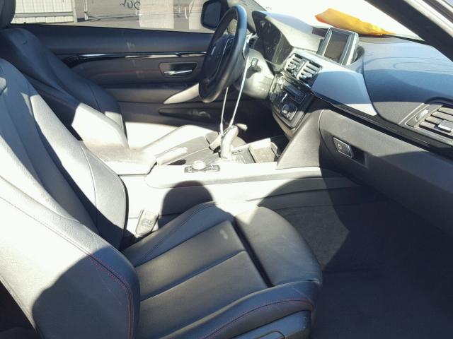 WBA3N3C53EF712110 - 2014 BMW 428 I BLACK photo 5