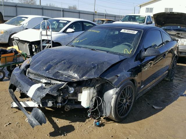 1G1AP18X397238672 - 2009 CHEVROLET COBALT SS BLACK photo 2