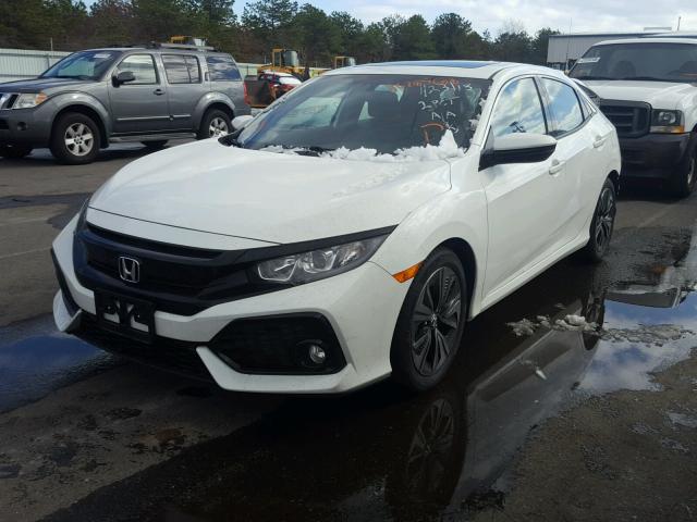 SHHFK7H77HU427895 - 2017 HONDA CIVIC EXL WHITE photo 2