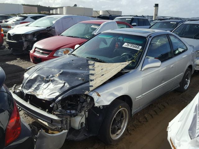 1HGEJ8147YL086194 - 2000 HONDA CIVIC EX Gümüş foto 2