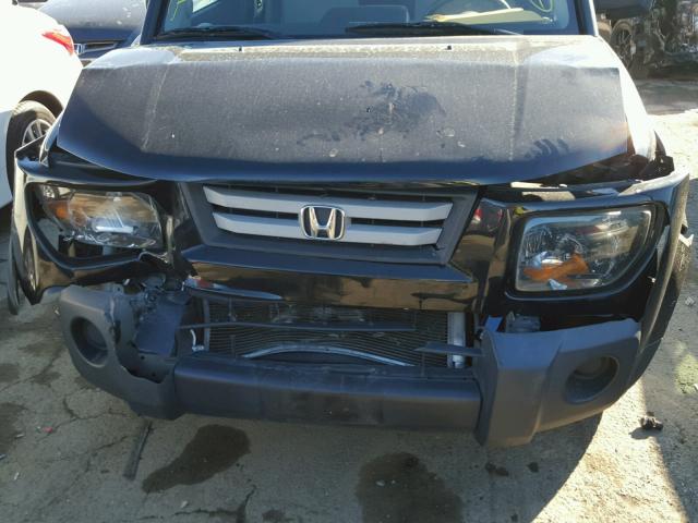 5J6YH28777L009628 - 2007 HONDA ELEMENT EX BLACK photo 9