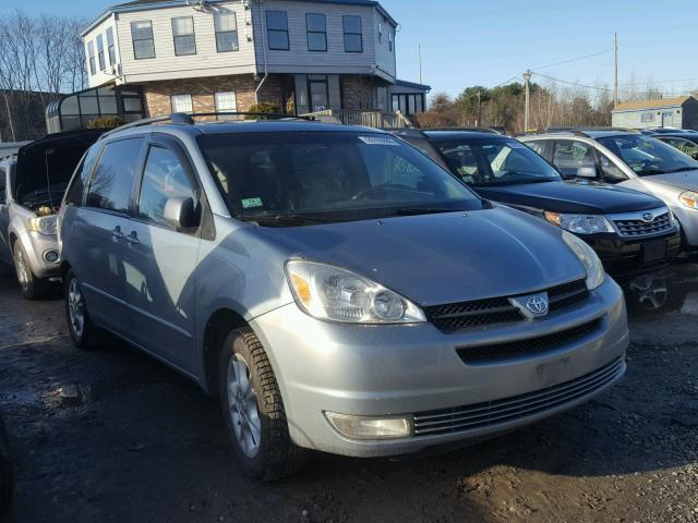 5TDZA22C35S262297 - 2005 TOYOTA SIENNA XLE BLUE photo 1