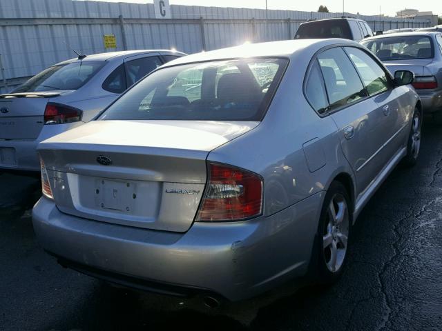 4S3BL616X76210392 - 2007 SUBARU LEGACY 2.5 GRAY photo 4