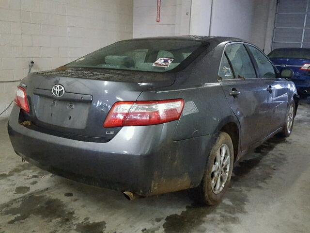 4T1BE46K19U299736 - 2009 TOYOTA CAMRY BASE GRAY photo 4