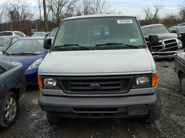 1FTNE24L66HA21887 - 2006 FORD ECONOLINE GRAY photo 9