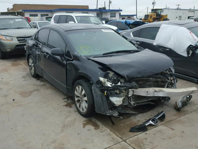 2HGFA1E81BH516816 - 2011 HONDA CIVIC EX შავი ფოტო 1