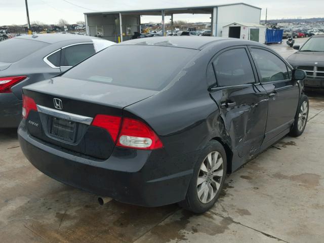 2HGFA1E81BH516816 - 2011 HONDA CIVIC EX შავი ფოტო 4