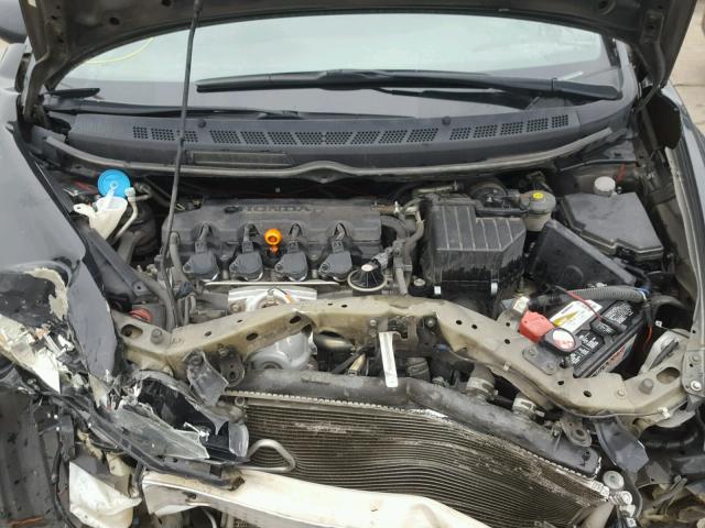 2HGFA1E81BH516816 - 2011 HONDA CIVIC EX შავი ფოტო 7