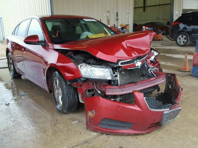 1G1PC5SB8D7160635 - 2013 CHEVROLET CRUZE LT RED photo 1