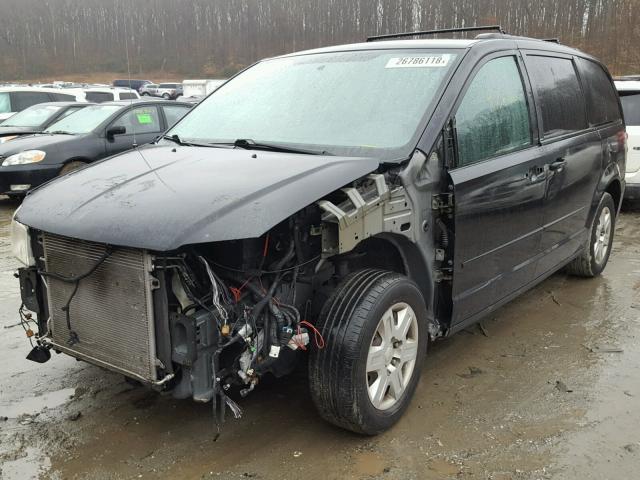 2D4RN4DG0BR697057 - 2011 DODGE GRAND CARA BLACK photo 2