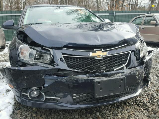 1G1PE5SB6E7447466 - 2014 CHEVROLET CRUZE LT BLUE photo 9