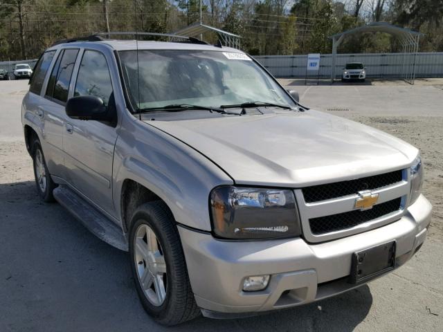 1GNDS13S182201945 - 2008 CHEVROLET TRAILBLAZE SILVER photo 1