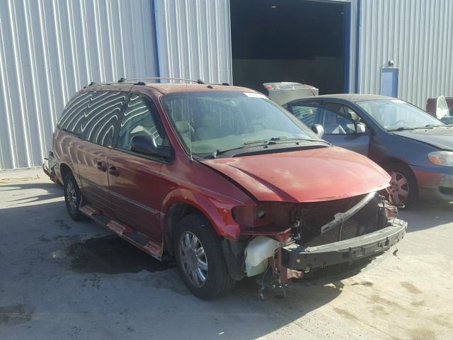 2A8GP64L66R608596 - 2006 CHRYSLER TOWN & COU RED photo 1