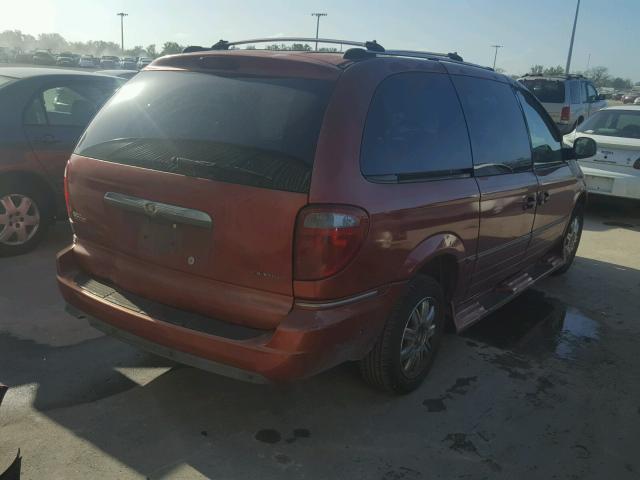 2A8GP64L66R608596 - 2006 CHRYSLER TOWN & COU RED photo 4