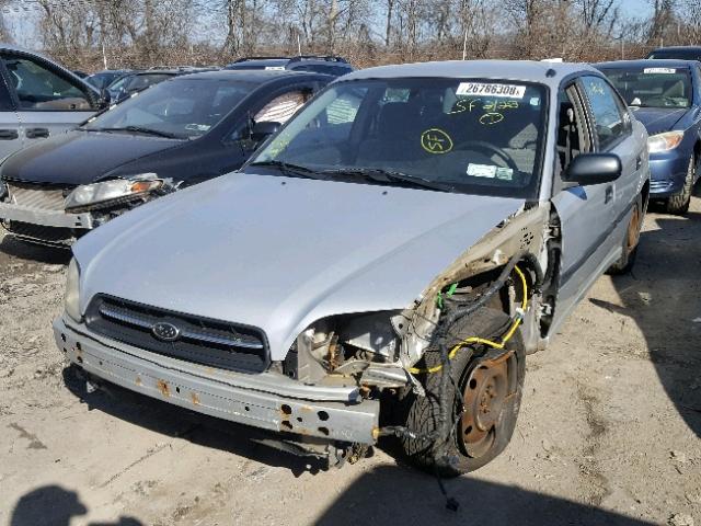 4S3BE635727216331 - 2002 SUBARU LEGACY L SILVER photo 2