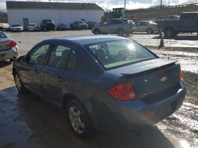 1G1AK55F877390834 - 2007 CHEVROLET COBALT LS BLUE photo 3