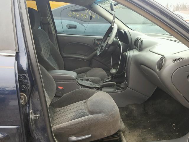 1G2NF52T71M621579 - 2001 PONTIAC GRAND AM S 蓝色 照片 5