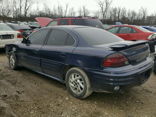 1G2NF52T71M621579 - 2001 PONTIAC GRAND AM S 蓝色 照片 9