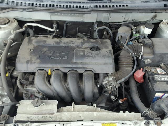 JTDBR32E942025613 - 2004 TOYOTA COROLLA CE SILVER photo 7