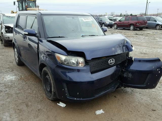 JTLKE50E681024686 - 2008 TOYOTA SCION XB ლურჯი ფოტო 1