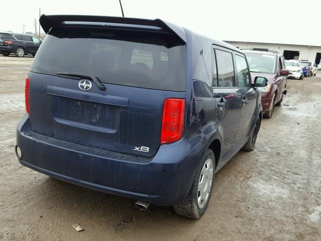 JTLKE50E681024686 - 2008 TOYOTA SCION XB ლურჯი ფოტო 4