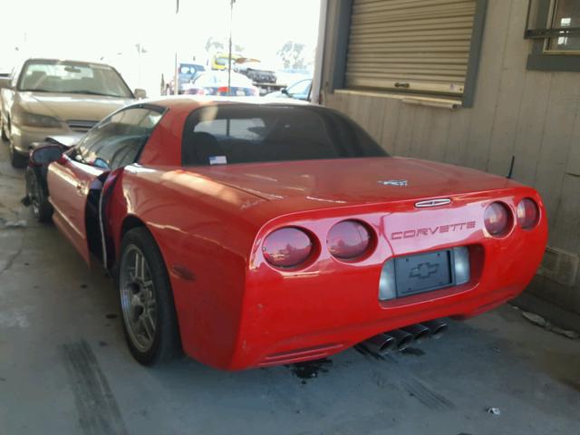 1G1YY12S035111437 - 2003 CHEVROLET CORVETTE Z RED photo 3