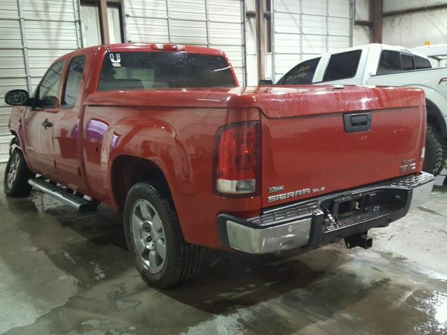 1GTEC29009Z281852 - 2009 GMC SIERRA C15 RED photo 3