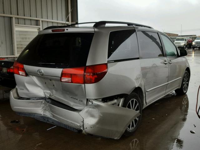 5TDZA23C15S354412 - 2005 TOYOTA SIENNA CE SILVER photo 4