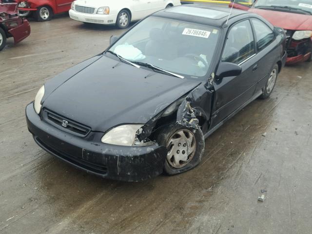1HGEJ8243VL111828 - 1997 HONDA CIVIC EX შავი ფოტო 2