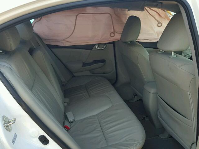 2HGFB2F90CH513966 - 2012 HONDA CIVIC EXL WHITE photo 6