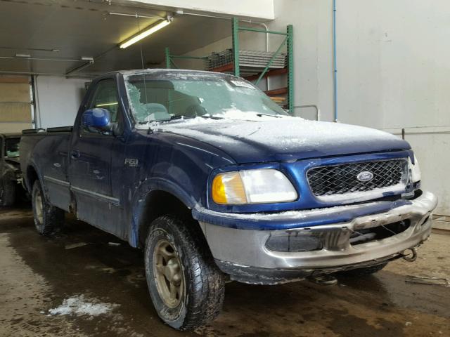 1FTZF1823WNA42871 - 1998 FORD F150 BLUE photo 1