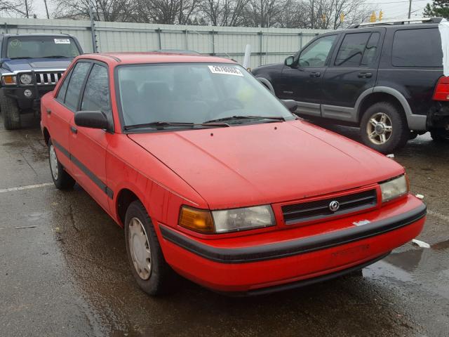 JM1BG2248P0566885 - 1993 MAZDA PROTEGE DX RED photo 1