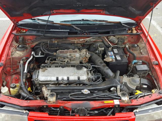 JM1BG2248P0566885 - 1993 MAZDA PROTEGE DX RED photo 7