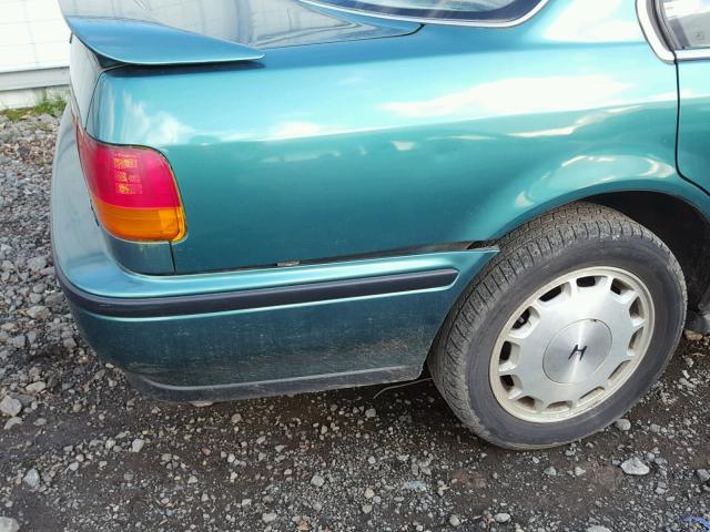 1HGCB7673NA177021 - 1992 HONDA ACCORD EX GREEN photo 10