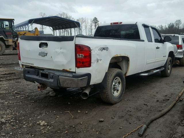 1GCHK59619E130113 - 2009 CHEVROLET SILVERADO WHITE photo 4