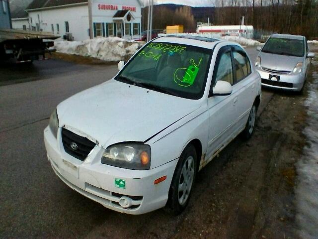 KMHDN46D35U931530 - 2005 HYUNDAI ELANTRA GL WHITE photo 2